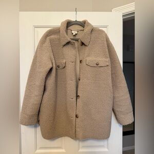 Joie Beige Teddy Jacket
